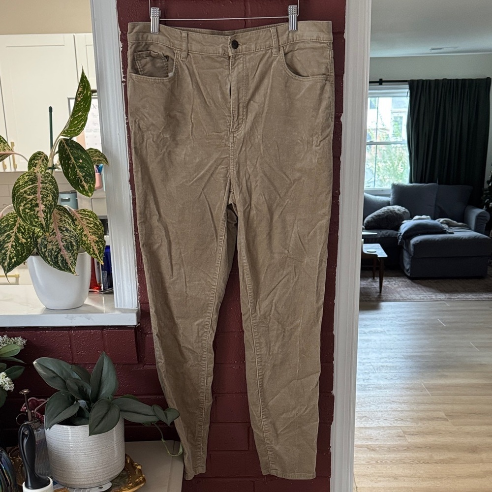 LOFT Tan Corduroy Pants